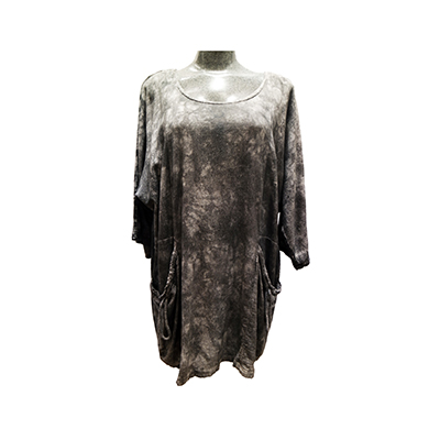 Blusa 8721 Orion Dunes Negro Deslavado 